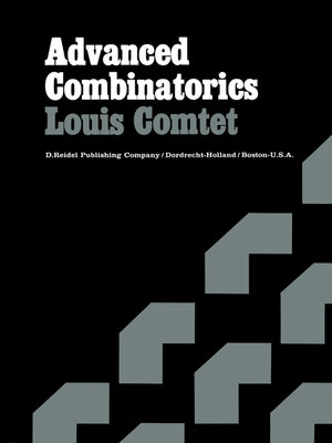 cover image of Advanced Combinatorics